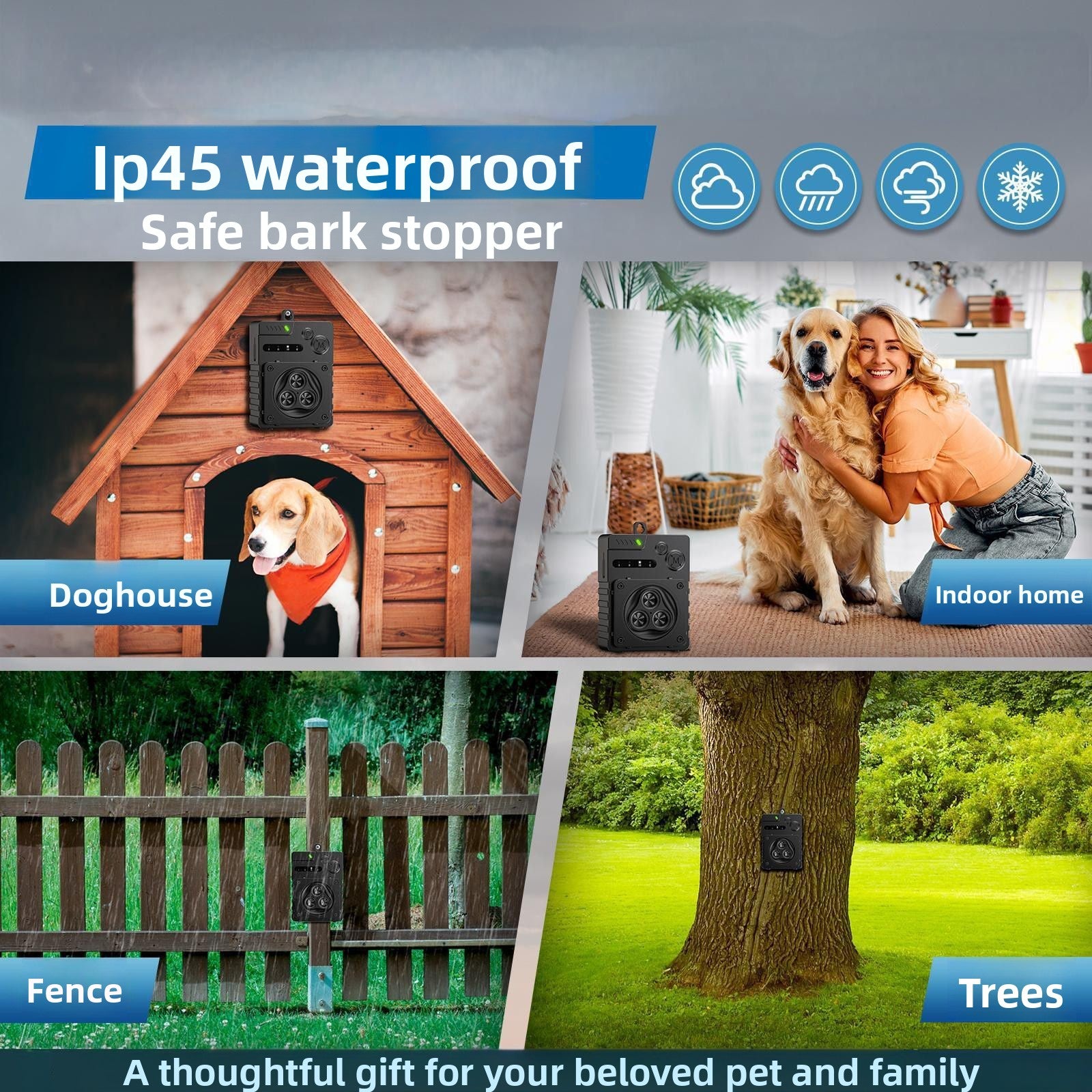 Remote Control Pet Dog Anti Barking Trainer