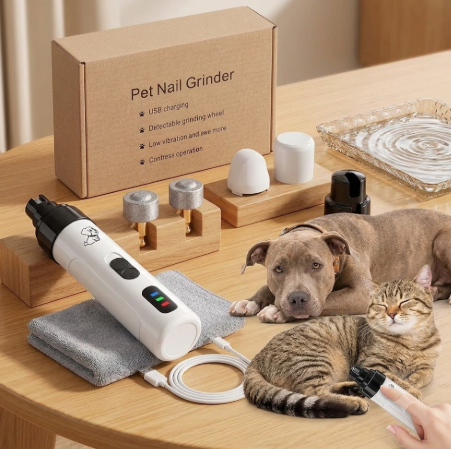 Rechargeable Pet Nail Grinder with LED Light