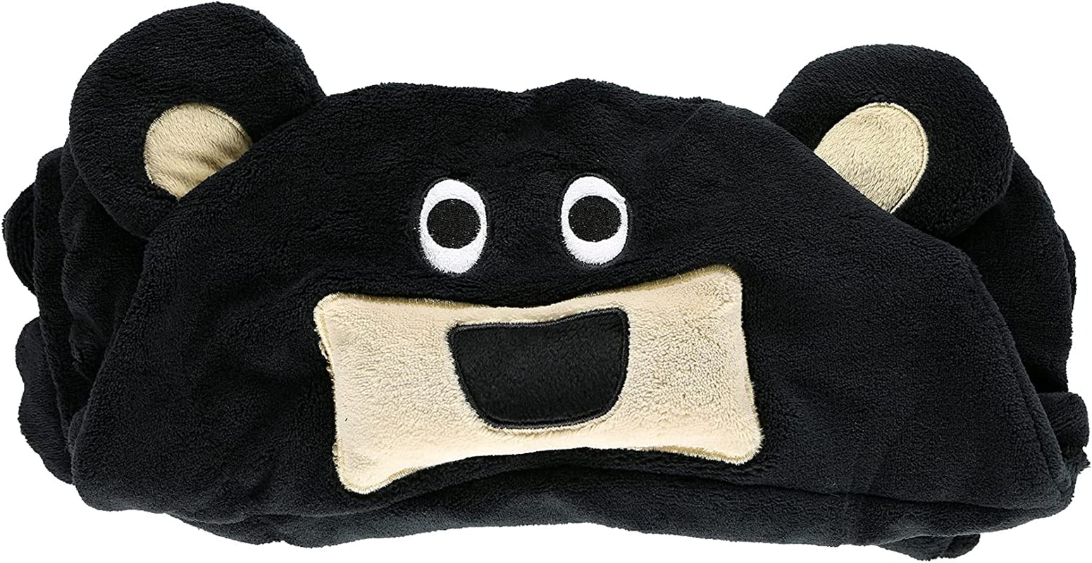 Wearable Hooded Blanket for Kids, Animal Hooded Blanket (Bear)